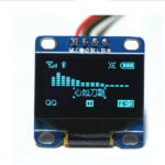 0.96inch 128×64 OLED 4 Pin Display Module Arduino Compatible (Blue)