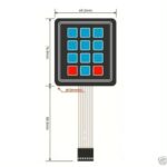 4×3 Matrix 12 keys Membrane Switch Keypad - Image 3