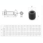 Grub Screw M5 8mm Length (Pack of 5 ) - Image 4