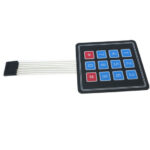 4×3 Matrix 12 keys Membrane Switch Keypad