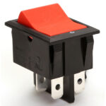 Rocker Switch 16A 4 Terminals  DPST