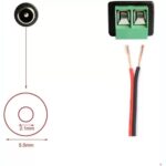 5.5 x 2.1mm Male DC Power Jack Adapter Connector Plug - Image 5