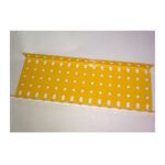 Flanged Metal Plate – 7 x 15 Holes – Yellow
