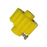 Yellow Plastic Gear Small 25/6 mm OD/ID
