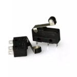 Tact Switch KW11-3Z 5A 250V Micro Switch Round Handle 3 Pin N/O N/C for 3D Printers – 2Pcs