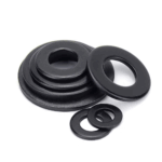 M4 4mm ID 8mm OD 2mm Thickness Nylon Washers/Spacers Black (10Pieces) - Image 5