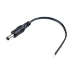 5.5 x 2.1mm DC Jack Male Connector Cable (Single Pieces)
