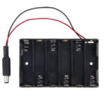 6 x 1.5V AA Battery Holder with DC 2.1 Power Jack