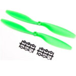 Orange HD Propellers 1038(10X3.8) ABS Green 1CW+1CCW-1pair