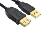 USB Male to Female GOLD Cable 5 Meters