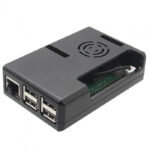 New High Quality Black ABS Case for Raspberry Pi 3/3+ with Cooling FAN Vent