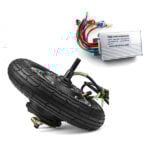 10 Inch 24V 350W Drum Brake Electric Bicycle BLDC Wheel Hub Motor with Controller