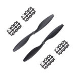 Orange HD Propellers 1045(10X4.5) Carbon Nylon Black 1CW+1CCW-1pair