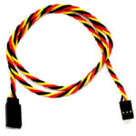 SafeConnect Twisted 30CM 22AWG Servo Lead Extension (JR) Cable