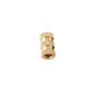 Insert Nut M4 X 8 mm Brass Heat set Threaded Round – 25 Pcs