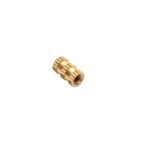 Insert Nut M5 X 8 mm Brass Heat set Threaded Round - 25 Pcs