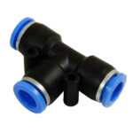 6mm Equal Tee Pneumatic Connector - 2 Pcs