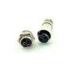 GX-16 2 Pin MRS Round Shell Type Connectors Male-Female Pair