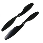 Orange HD Propellers 1045(10X4.5) ABS DJI Black 1CW+1CCW-1pair-Good Quality