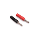 Banana Plugs Terminal Connectors Male RED and BLACK Pair 4mm