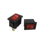 6.5A 250V 3 Pin ON-OFF Rocker Switch with Light