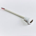 Micro USB Female Power Cable Panel Mount (2 Pieces)