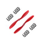8045 Propeller ABS Red  (1CW + 1CCW)