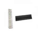 Dupont 20 Pin Connector with Crimp Connector 2.54mm Pitch