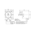 59-TYD-375-2A 220v 1.6RPM AC Synchronous Motor - Image 3