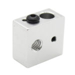 MK7 MK8 Special Printing Head Heating Aluminum Block (Upward Side Top Thread)