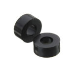 OD 7mm ID 3mm Height 3mm Nylon Washers/Spacers Black (Pack of 20)