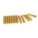 M3 X 25mm Female to Female Brass Hex Threaded Pillar Standoff Spacer (pack of 5)