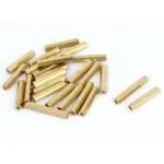 M3 X 30mm Female to Female Brass Hex Threaded Pillar Standoff Spacer (Pack of 5) - Image 5