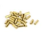 M3 X 6mm Female to Female Brass Hex Threaded Pillar Standoff Spacer (Pack of 5) - Image 3