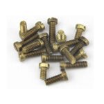 M4 10mm Brass Screw - 25 Pcs