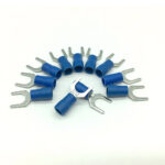 2.5mm U type Blue Insulated Cable Lugs ( Pack of 10 )