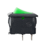 Rocker Switch Green 6A 250V AC SPST NON- ILLUMINATED  (Pack of 2) - Image 2