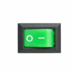 Rocker Switch Green 6A 250V AC SPST NON- ILLUMINATED  (Pack of 2) - Image 5