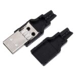 Usb A Male with Cover - 2 Pcs