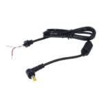 5.5 x 2.1mm Right Angle Dc Tip Plug Connector Cord Laptop Power Adapter Charger Cable (1.2Meter)