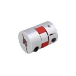 Aluminum OD:25mm L:33mm Flexible Spider Shaft Coupling Bore: 5x12mm - Image 2