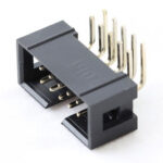 10 pin 2.54mm FRC Male Right Angle Connector (Pack of 5)