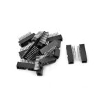 10 pin 2.54mm FRC Male Right Angle Connector (Pack of 5) - Image 2