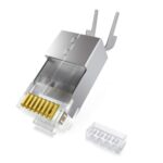 RJ45 (8P-8C) Male Plug Steel Cover