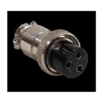 GX-12 3 Pin MRS Round Shell Type Connectors Male-Female Pair - Image 2