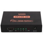 HDMI Splitter 1x4 4Kx2K UHD 1080P 3D 1 in 4 out