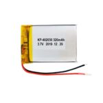 3.7V 320mAh Lipo Rechargeable Battery Model YXL 402030