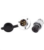 GX-25 4 Pin Metal Male Female Panel Connectors