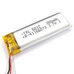 3.7V 350mAh Lipo Rechargeable Battery Model -YXL 501245