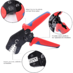SN-28B 0.25-1.5sqmm AWG24-16 Electric Non-Insulated Open Barrel Terminal Dupont Connector Crimping Tool Manual Crimper - Image 3